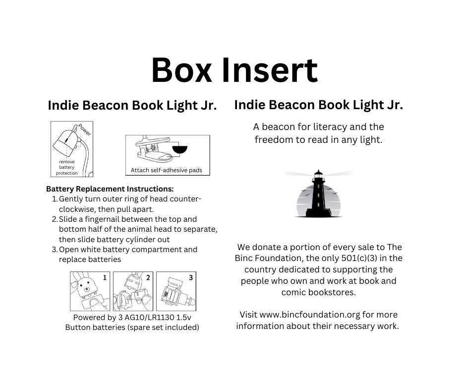 Indie Beacon Book Light Jr.