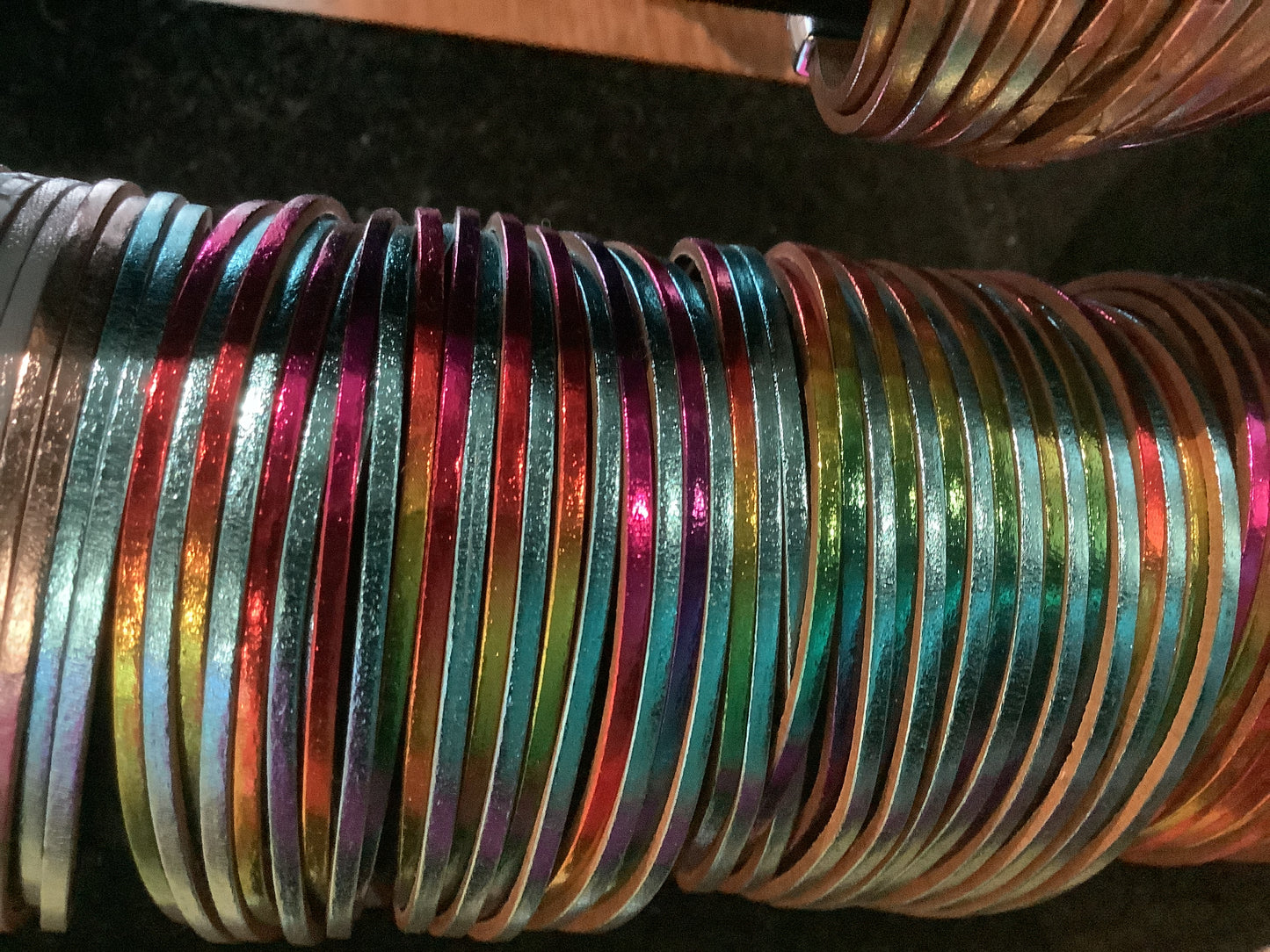 Metallic Accordion Bracelet