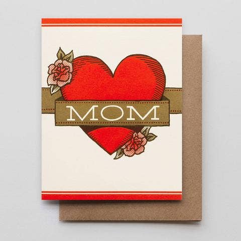 Mom Heart & Banner