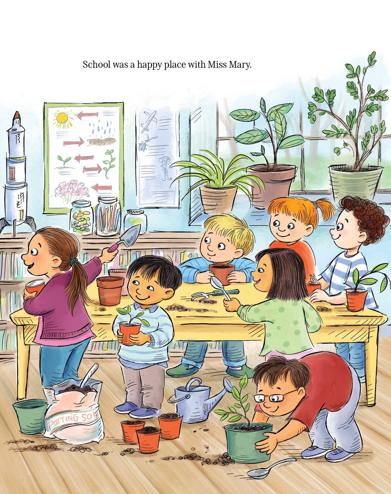 Miss Mary's Christmas Mittens, a picture book