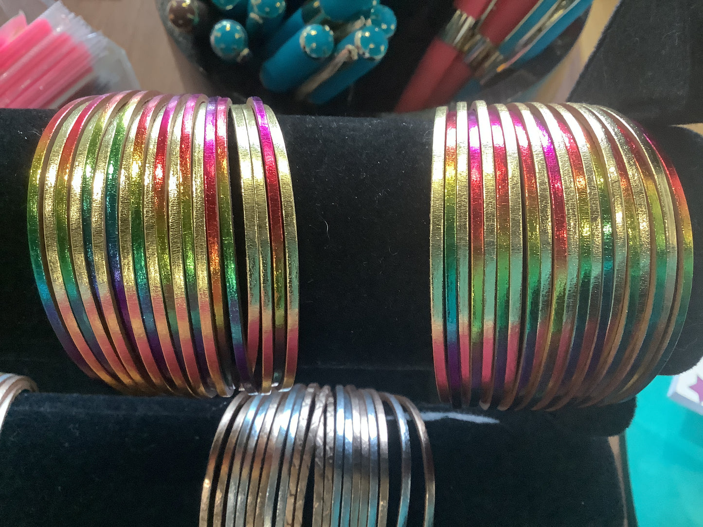 Metallic Accordion Bracelet