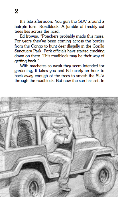 Search For The Mountain Gorillas, Children's Book - Choose Your Own Adventure