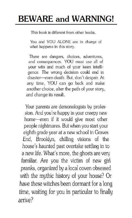 Eighth Grade Witch, Children's Book - Choose Your Own Adventure