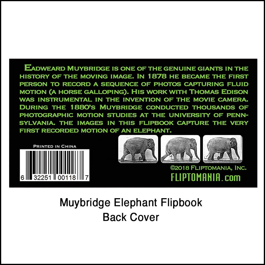Muybridge Elephant Flipbook