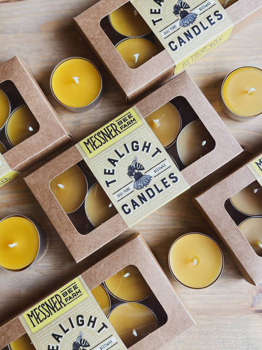 Beeswax Tealights - Set of 6