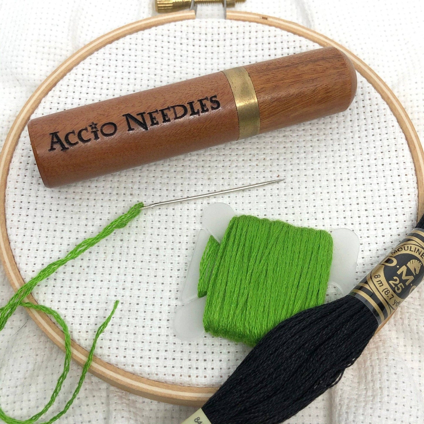 Little Pricks: Engraved Needle Storage Tube