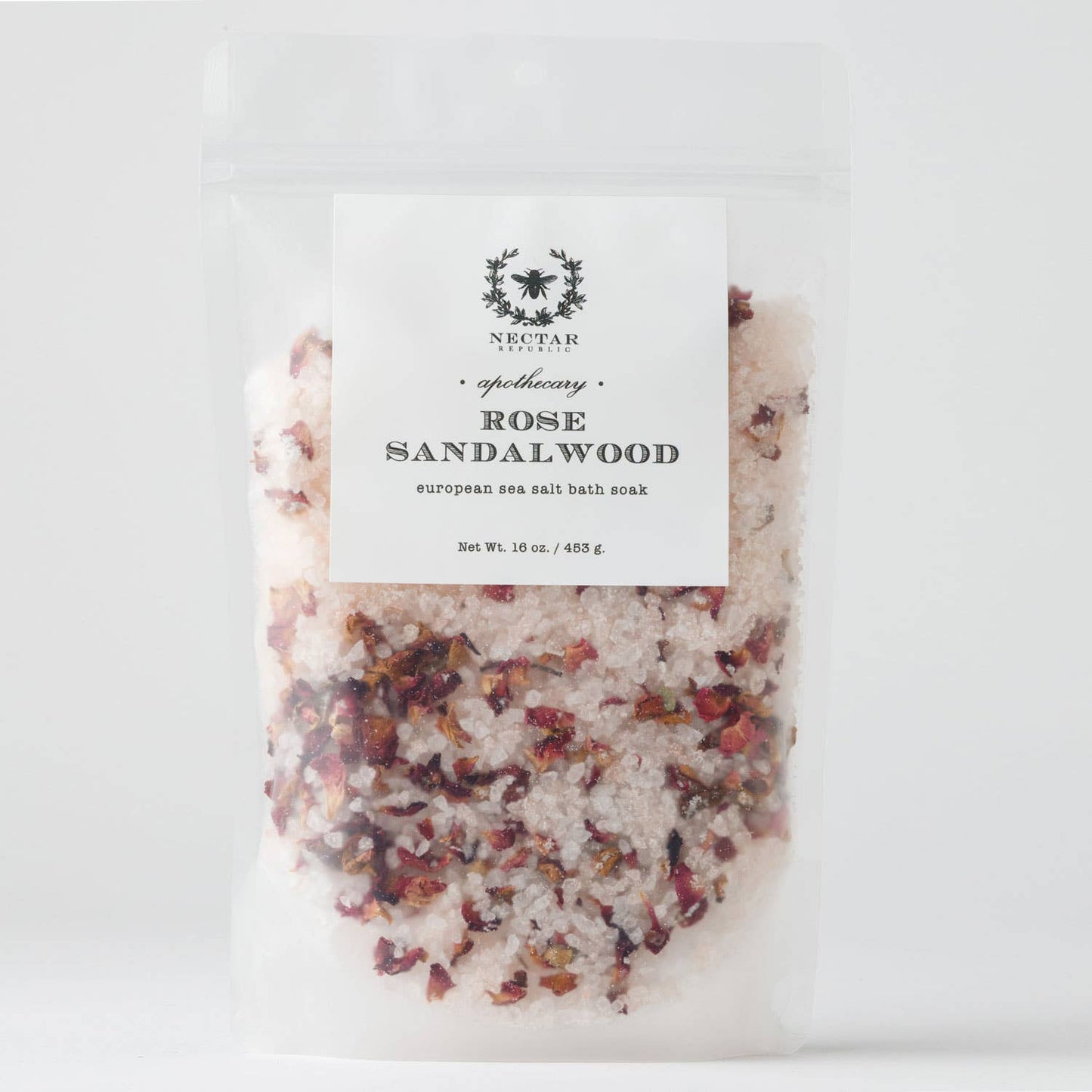 Rose Sandalwood : Bath Soak Refill Pouch