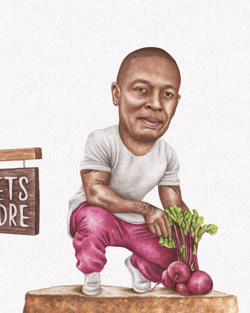 Dr. Dre "Beets by Dre" Sandwich Art Print