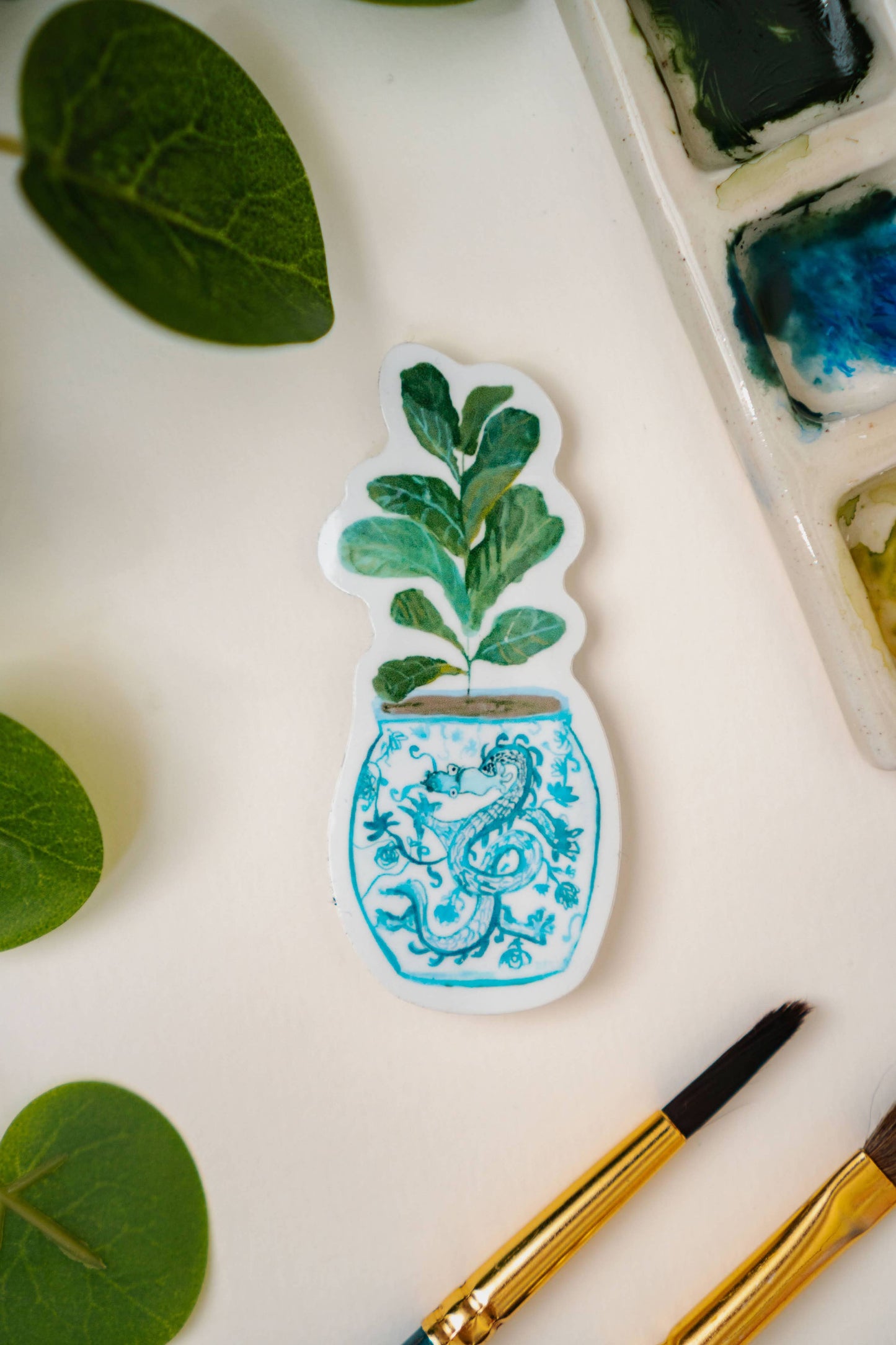 Dragon Sticker | Year of the Dragon Chinese Zodiac + Fiddle-