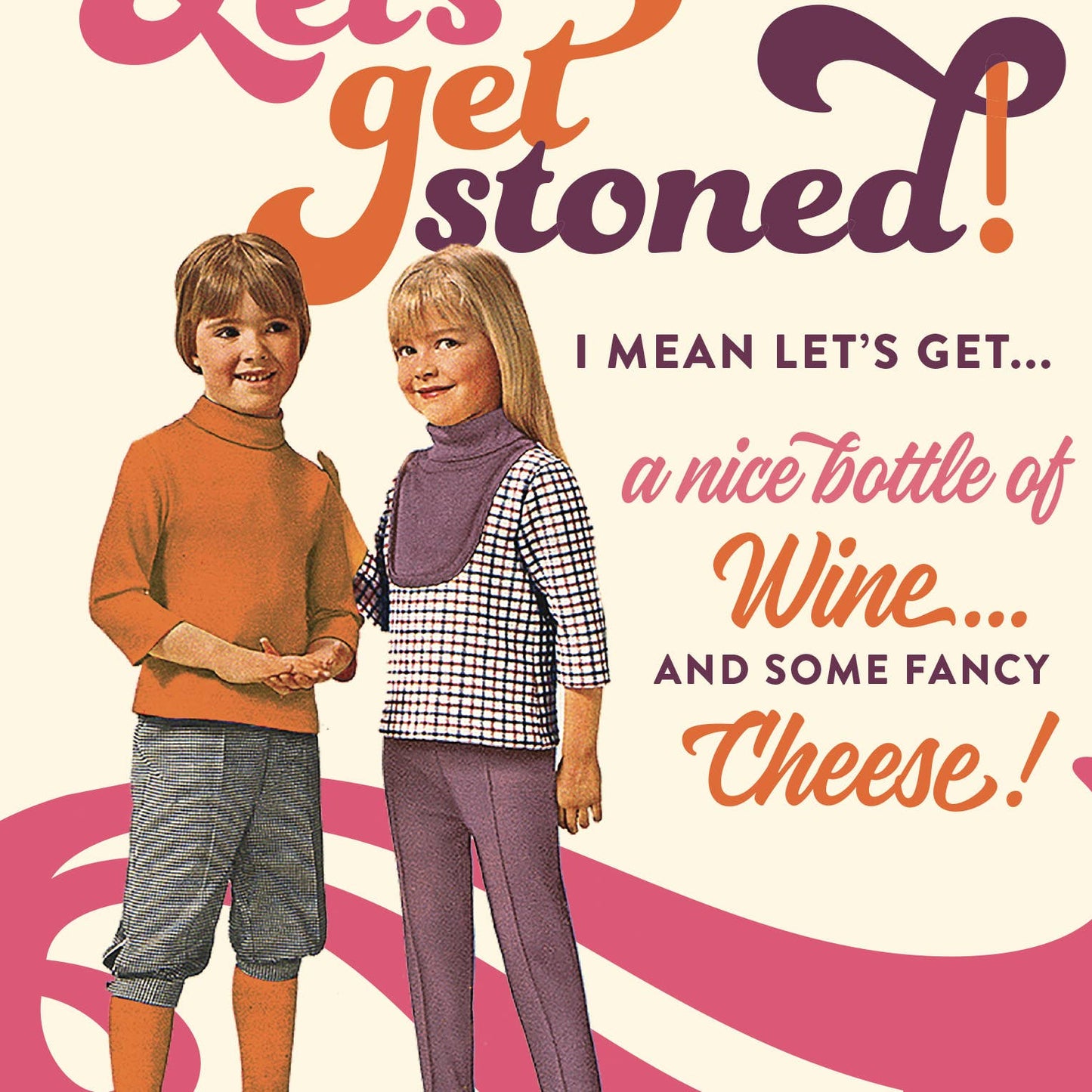 FANCY CHEESE birthday card