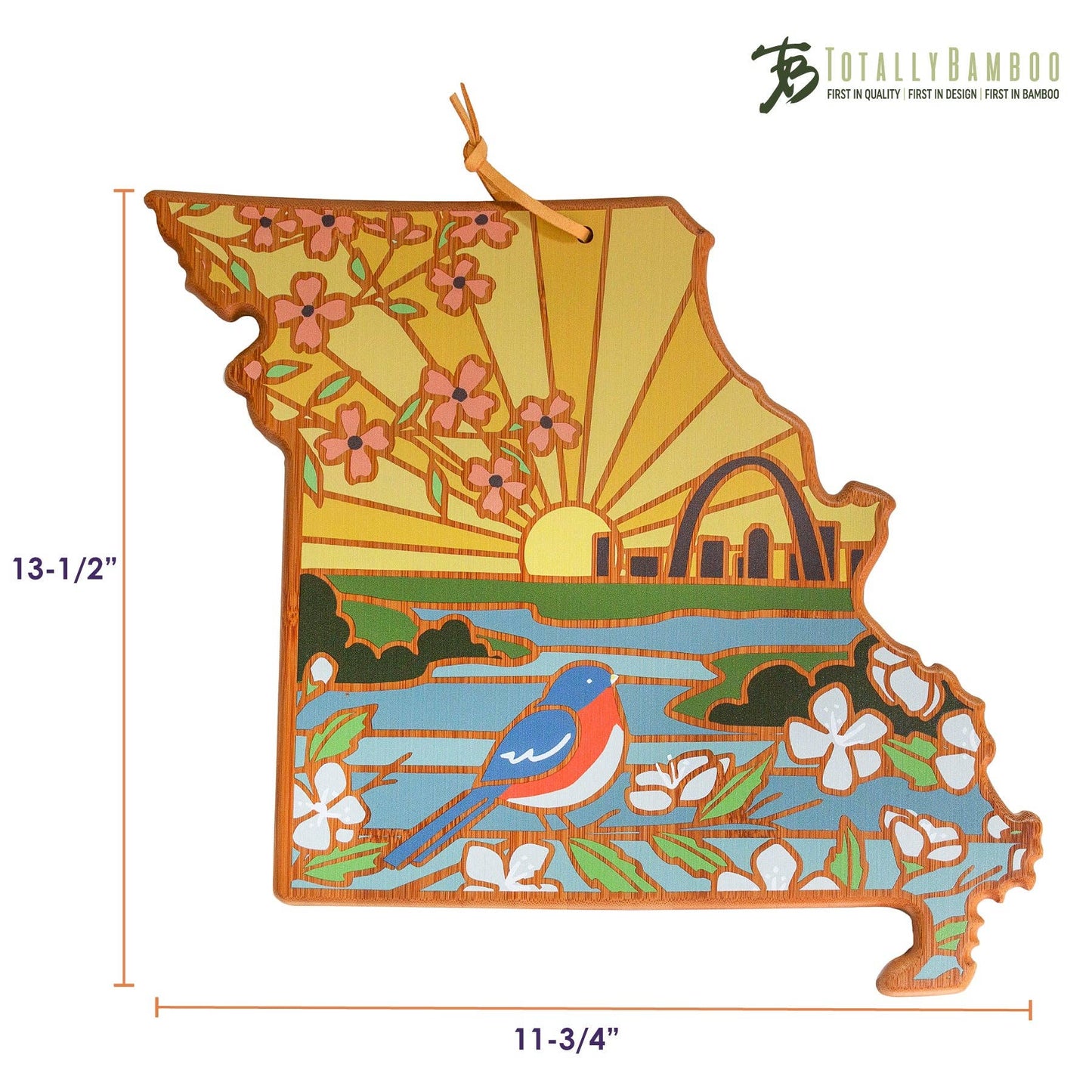 Missouri Cutting Board with Artwork by Summer Stokes