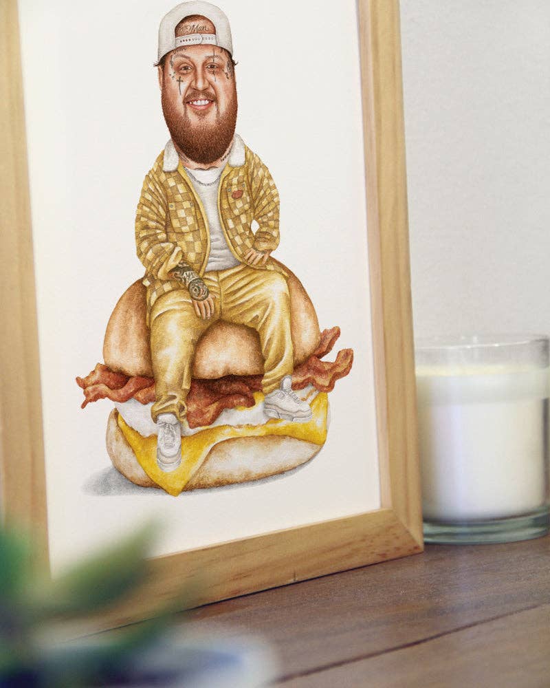 Jelly Roll Sandwich Art Print