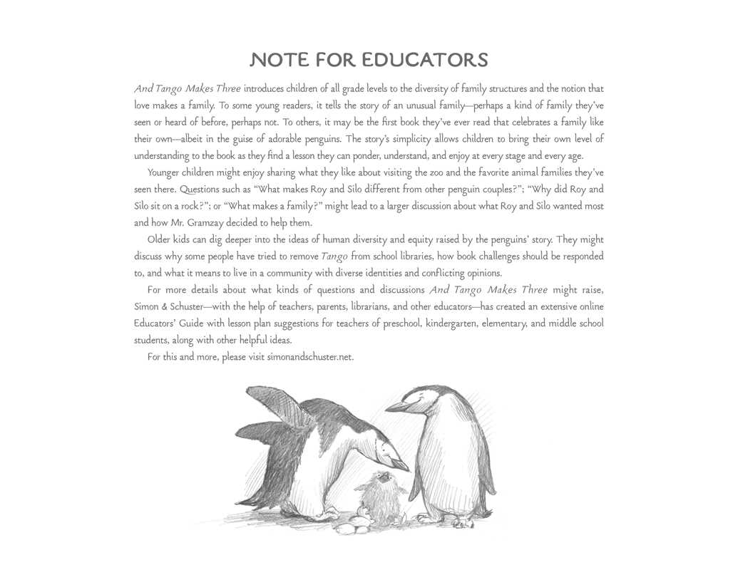 And Tango Makes Three (School and Library Edition) by Justin Richardson: Paperback; 40 pages / English