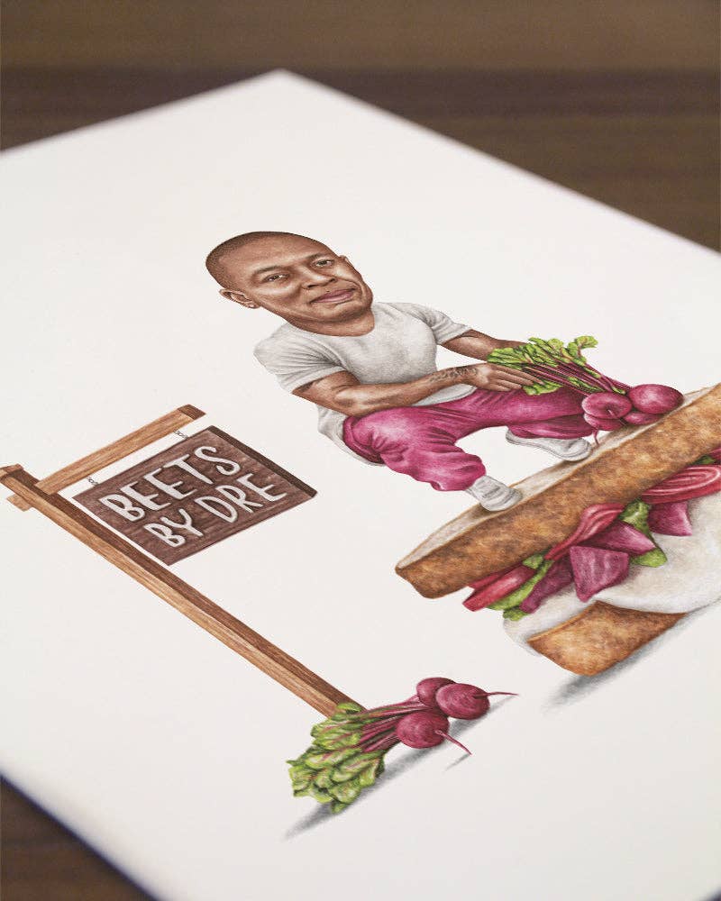 Dr. Dre "Beets by Dre" Sandwich Art Print
