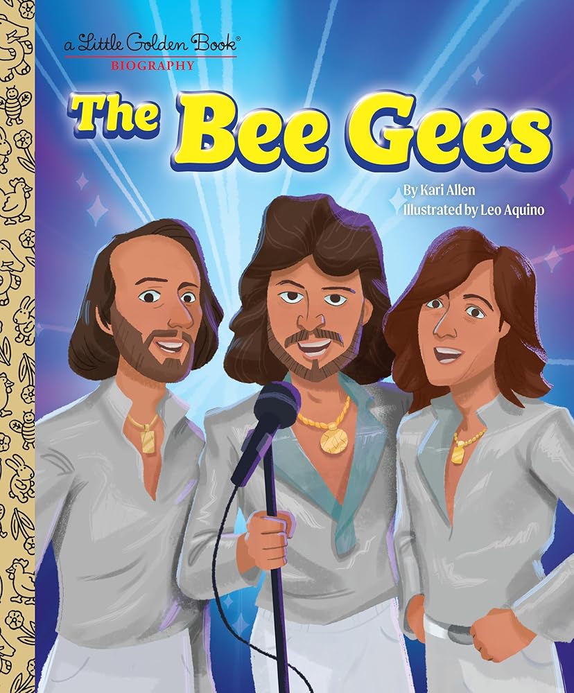 The Bee Gees: A Little Golden Book Biography (Little Golden Book Biographies) cover image