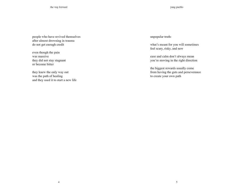 Way Forward by yung pueblo: Paperback; 240 pages / English