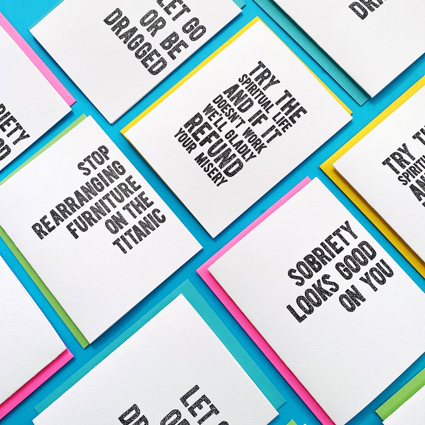 Stop Rearranging Furniture Titanic - greeting card