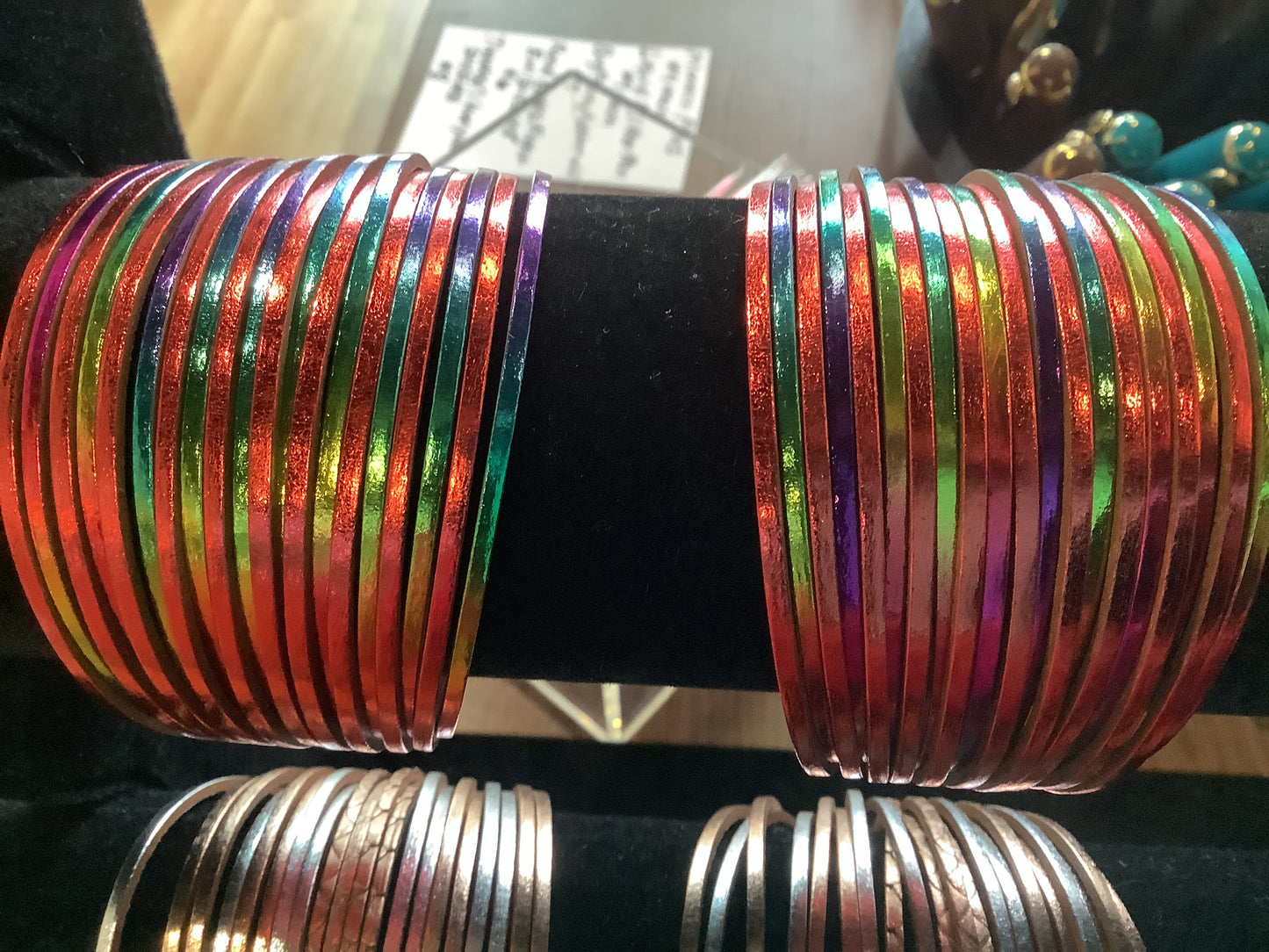 Metallic Accordion Bracelet