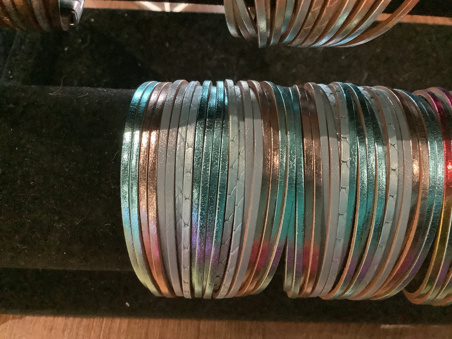 Metallic Accordion Bracelet