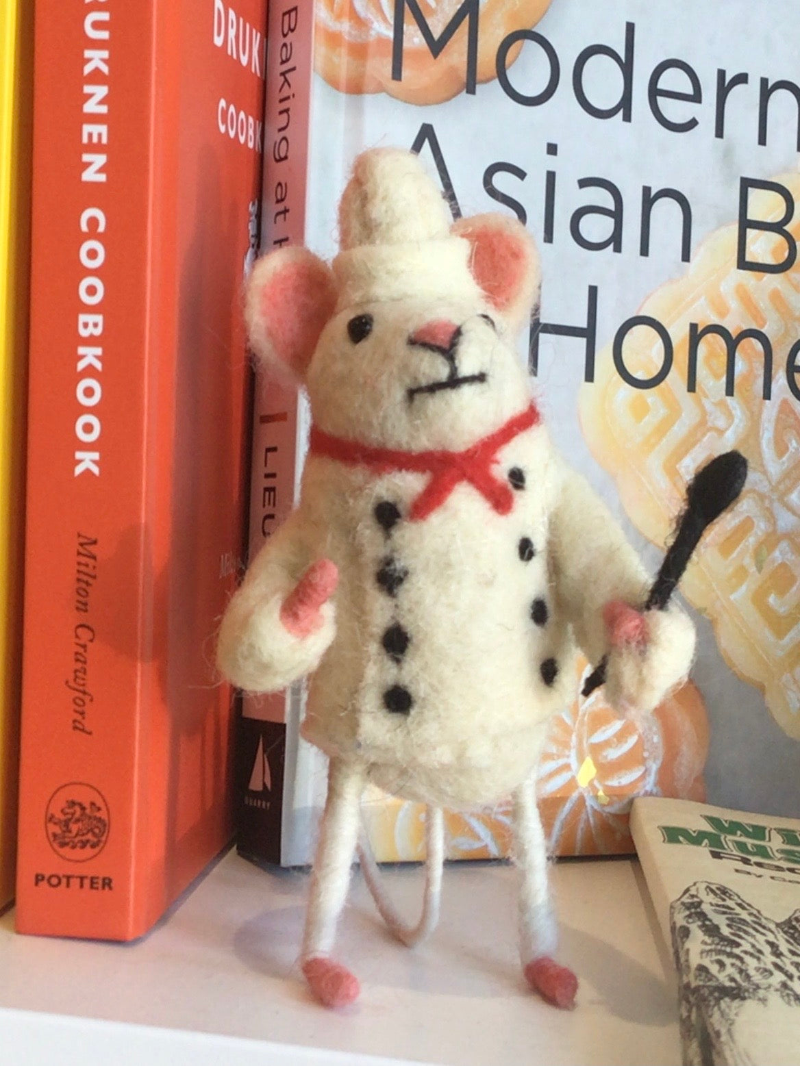 Felt Friend Standing Sculptures - Mouse, Sheep, & Badger