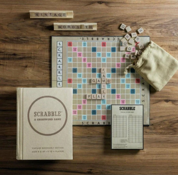 WS Game Company Vintage Bookshelf Games - 15 Titles Including Scrabble, Boggle, and MORE!