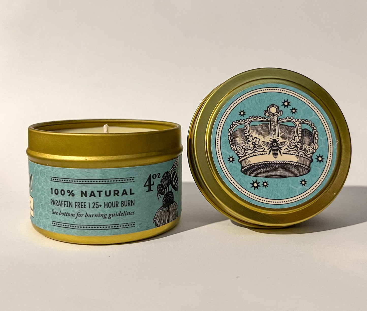100% Beeswax Candle (4oz. Tin)