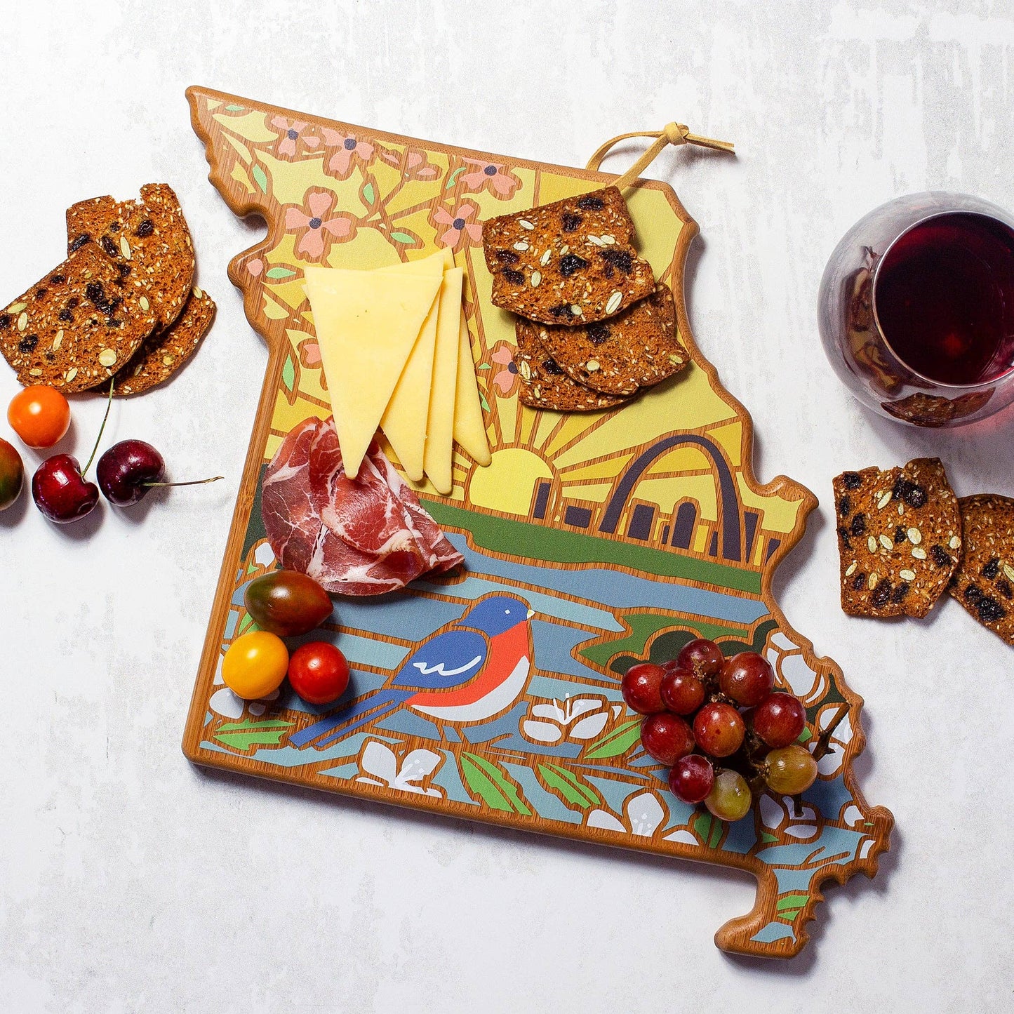 Missouri Cutting Board with Artwork by Summer Stokes