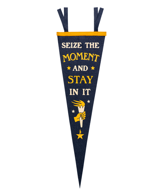 Seize the Moment Pennant • Hamilton x Oxford Pennant