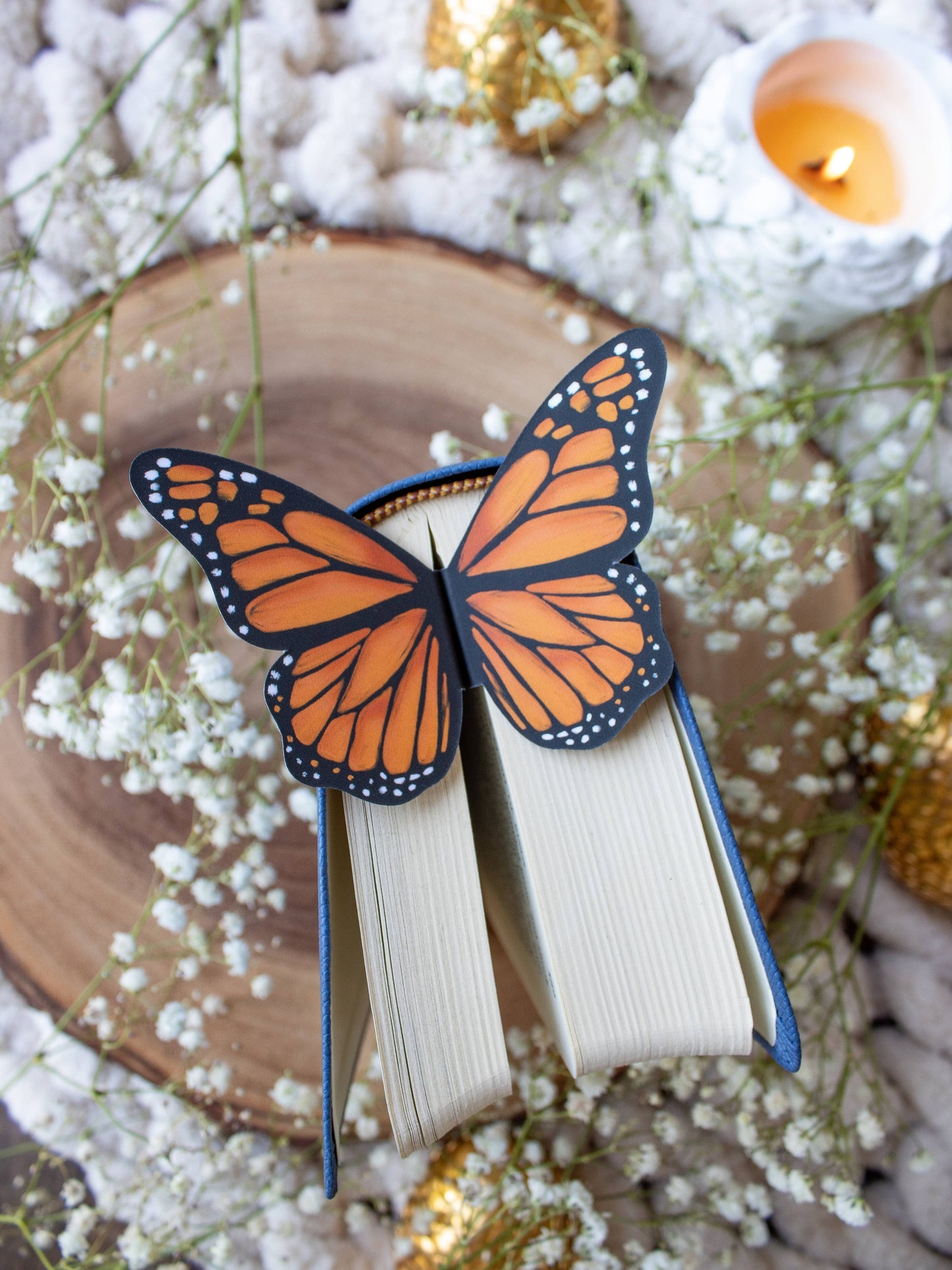 3D Monarch Butterfly Bookmark | Matte