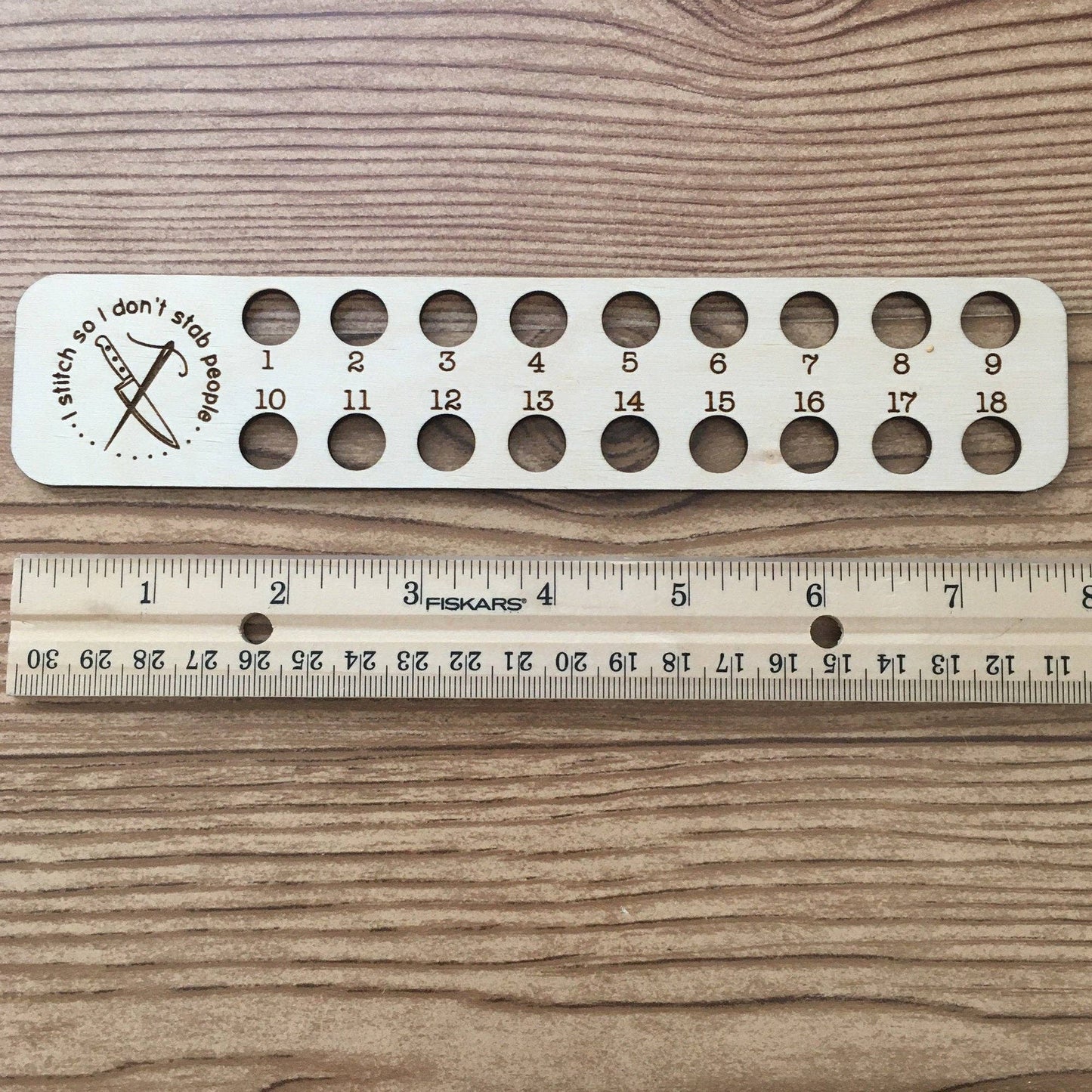 Embroidery Floss Organizer for 18 Colors: Life Falling Apart