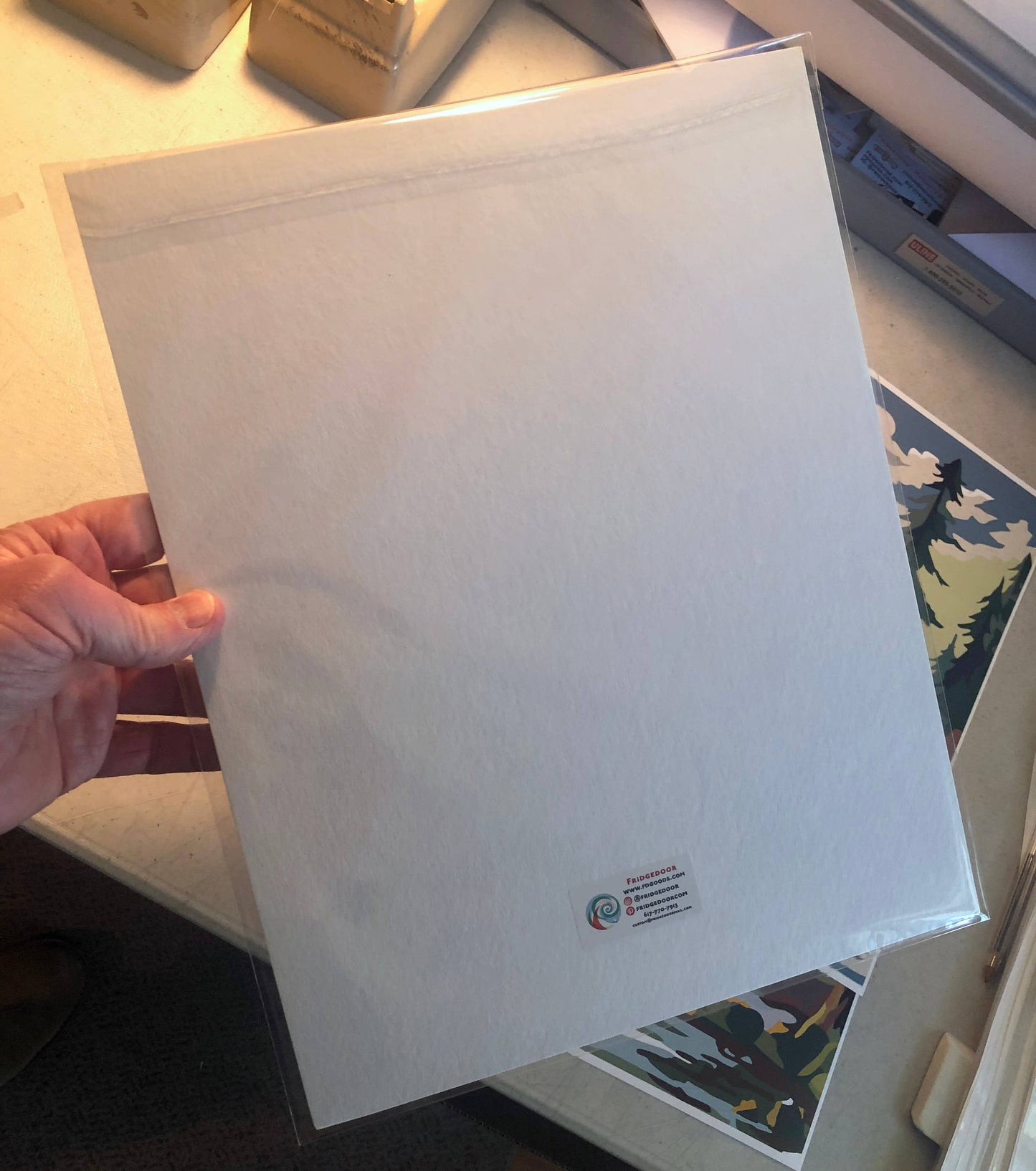 11'' x 14'' Books Deliver The World Print