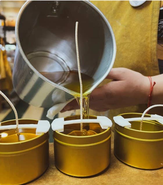 100% Beeswax Candle (4oz. Tin)