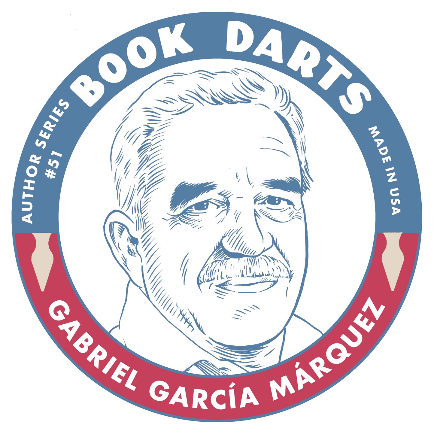 Tin Book Dart - Author Series #51 - Gabriel García Márquez: Mixed