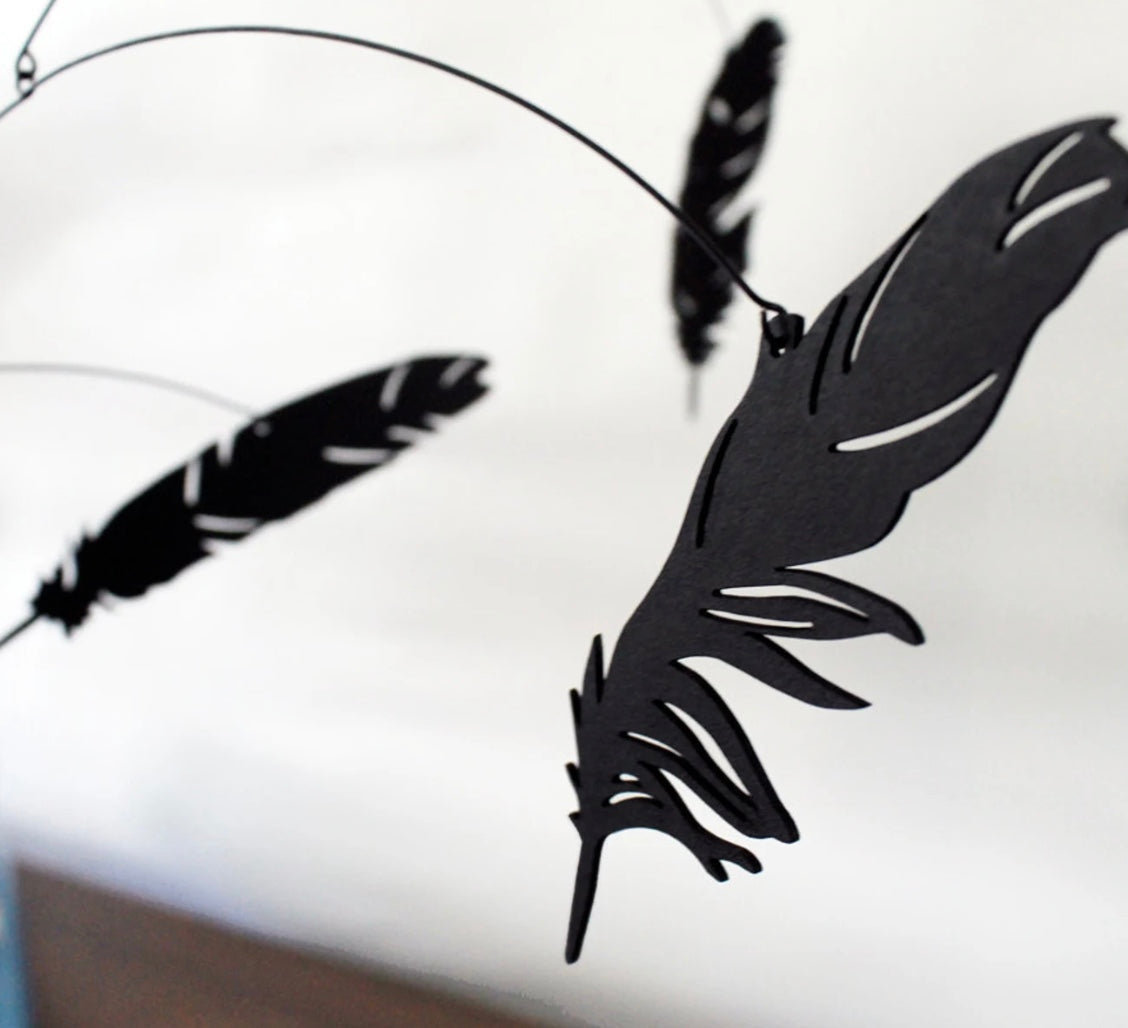 Falling Feather Hanging Mobile