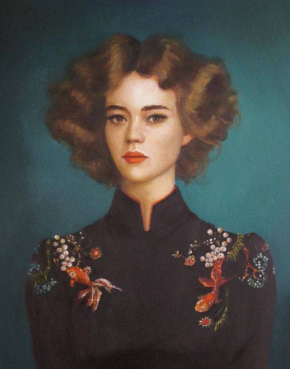 Comet And Oranda - 8.5" X 11"