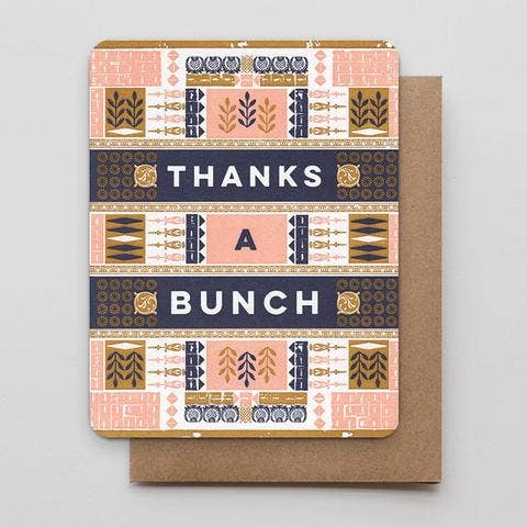 Thanks A Bunch Greeting Card