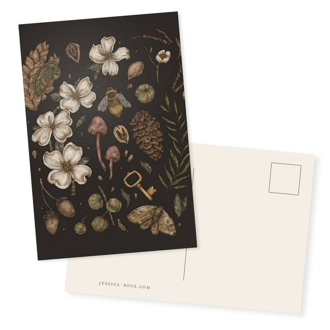 4” x 6” Nature Walks Dark Postcard