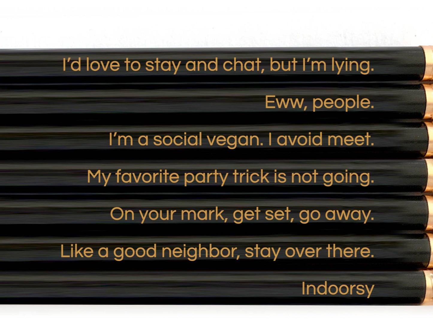 Pencil Set - Antisocial Butterfly