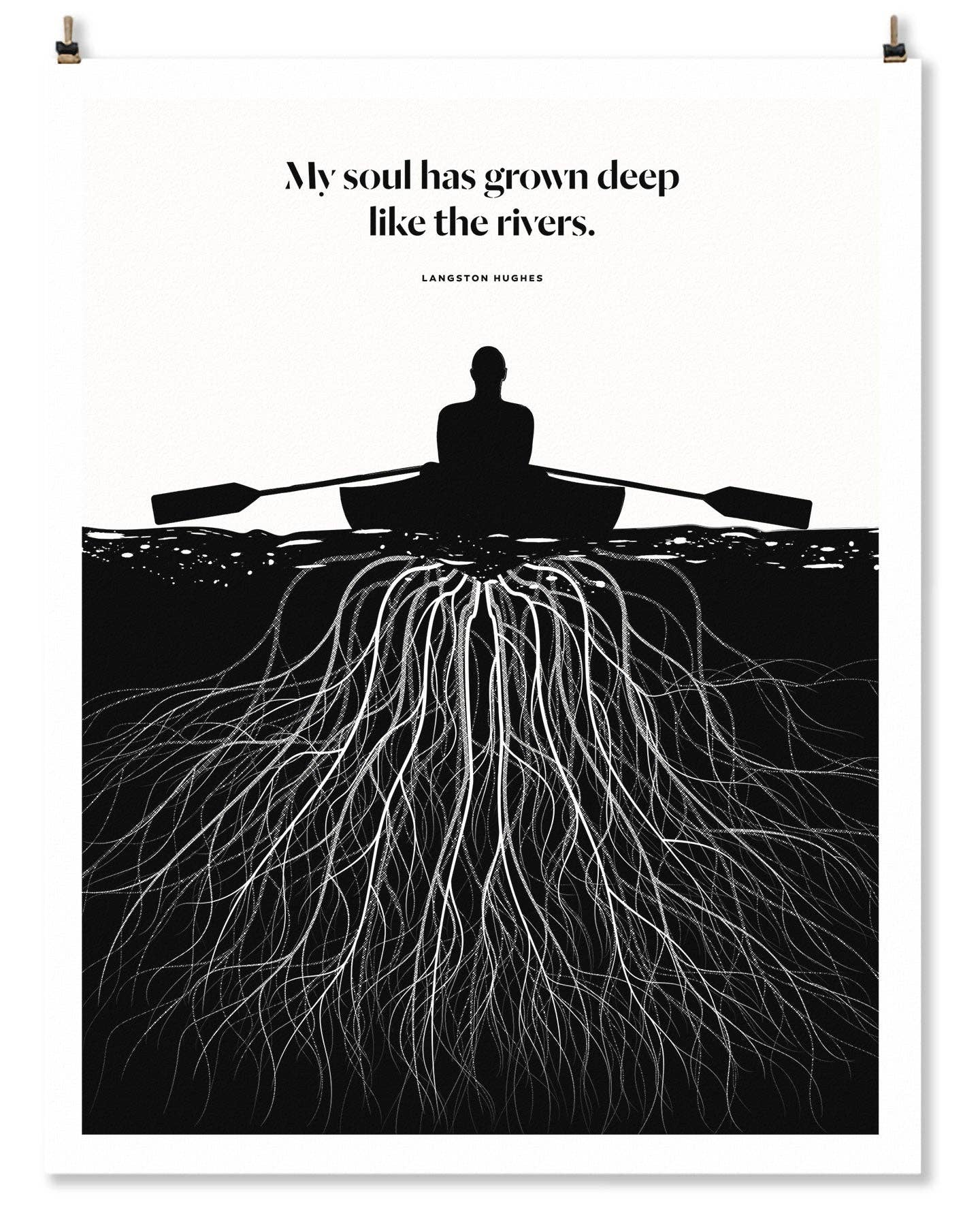 Langston Hughes 11x14 Art Print