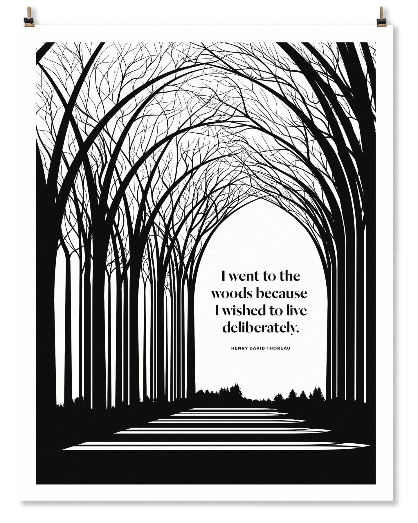 Henry David Thoreau 11x14 Art Print