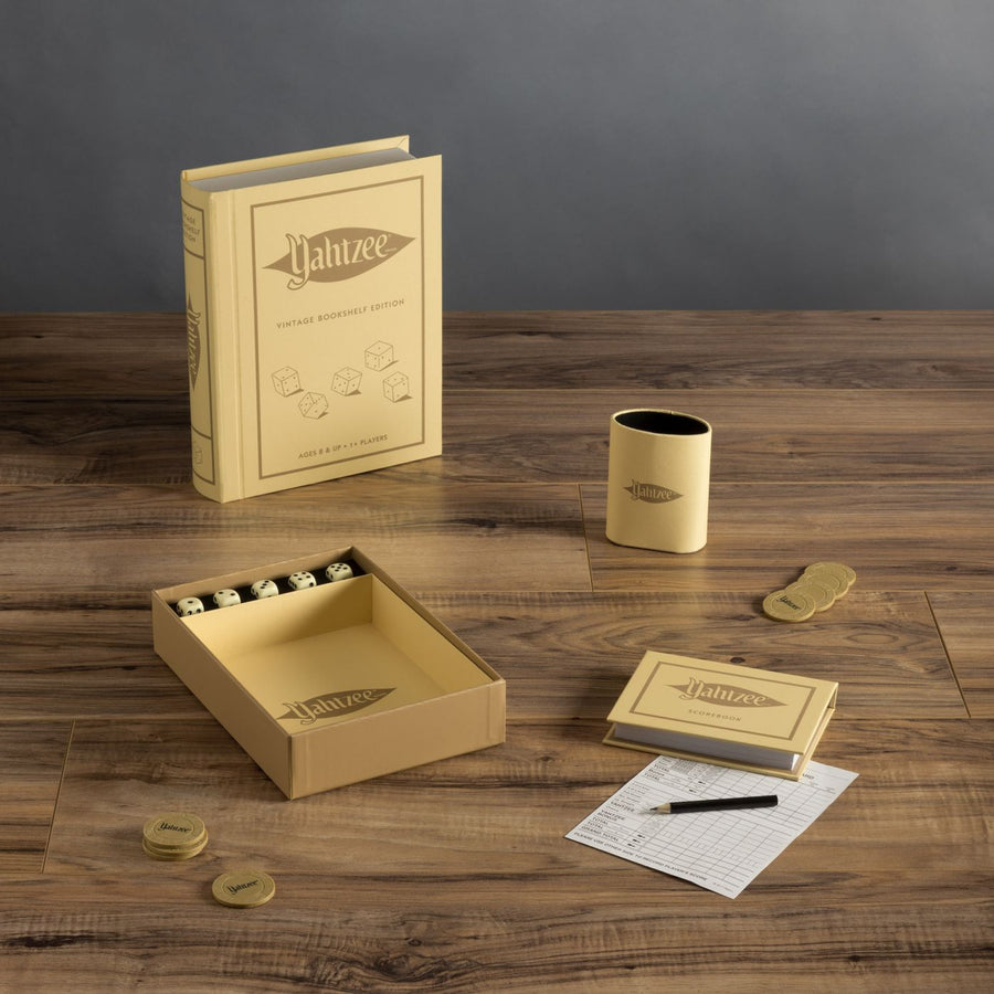 Yahtzee Vintage Bookshelf Edition Game