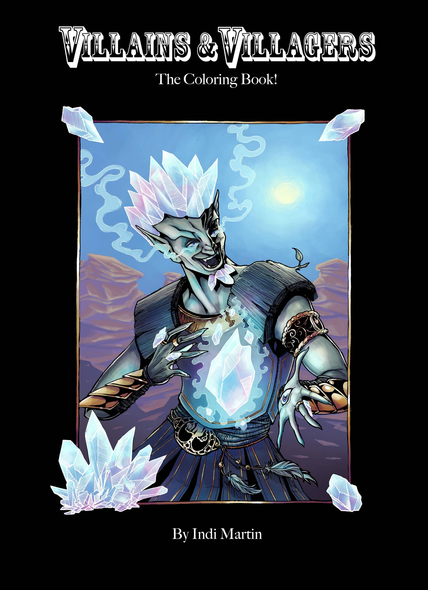 Villains & Villagers Coloring Book