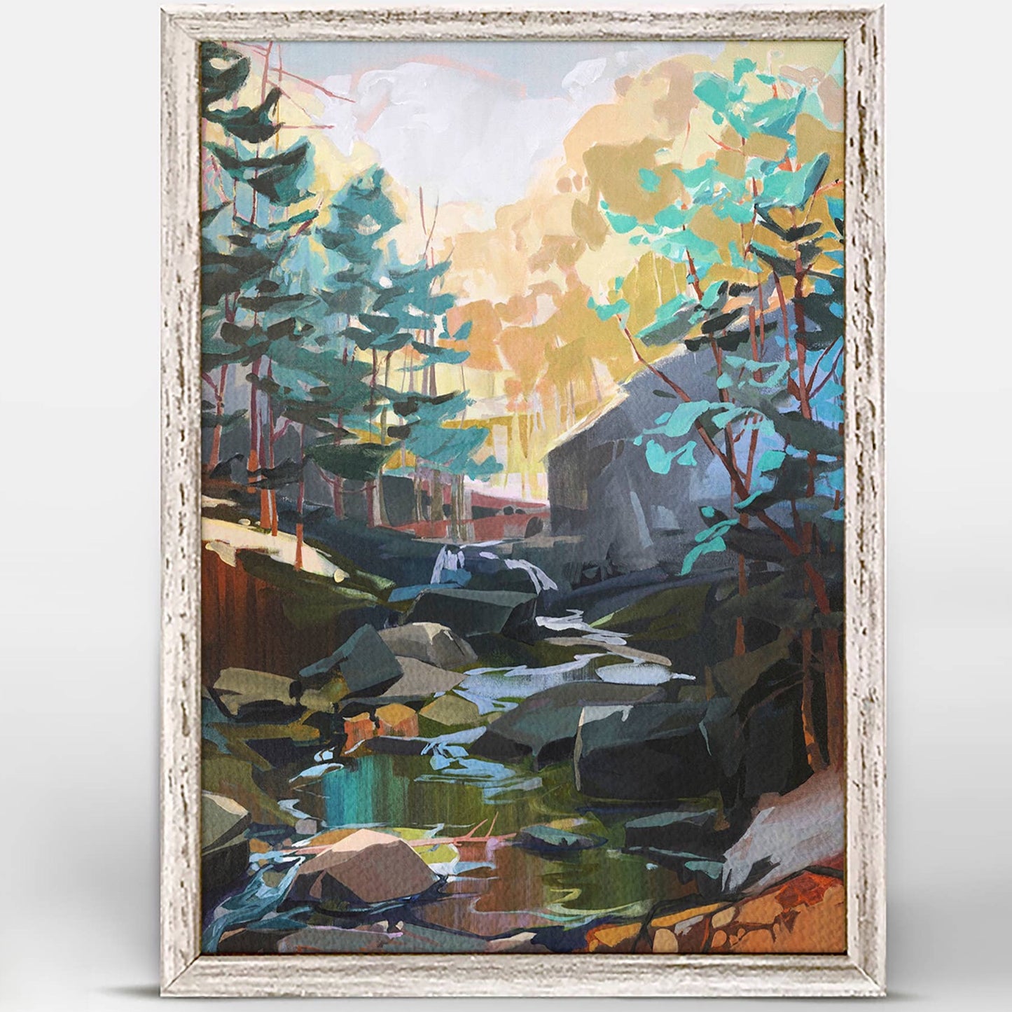 Just Add Water Mini Framed Canvas