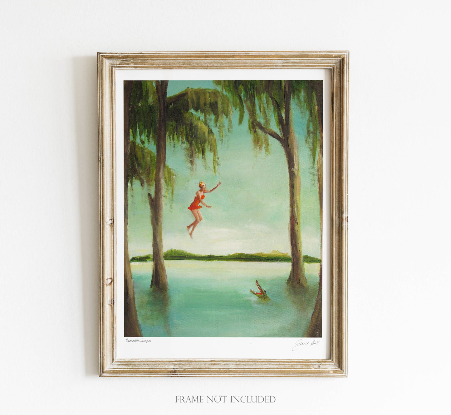 Crocodile Jumper - 8.5" X 11"