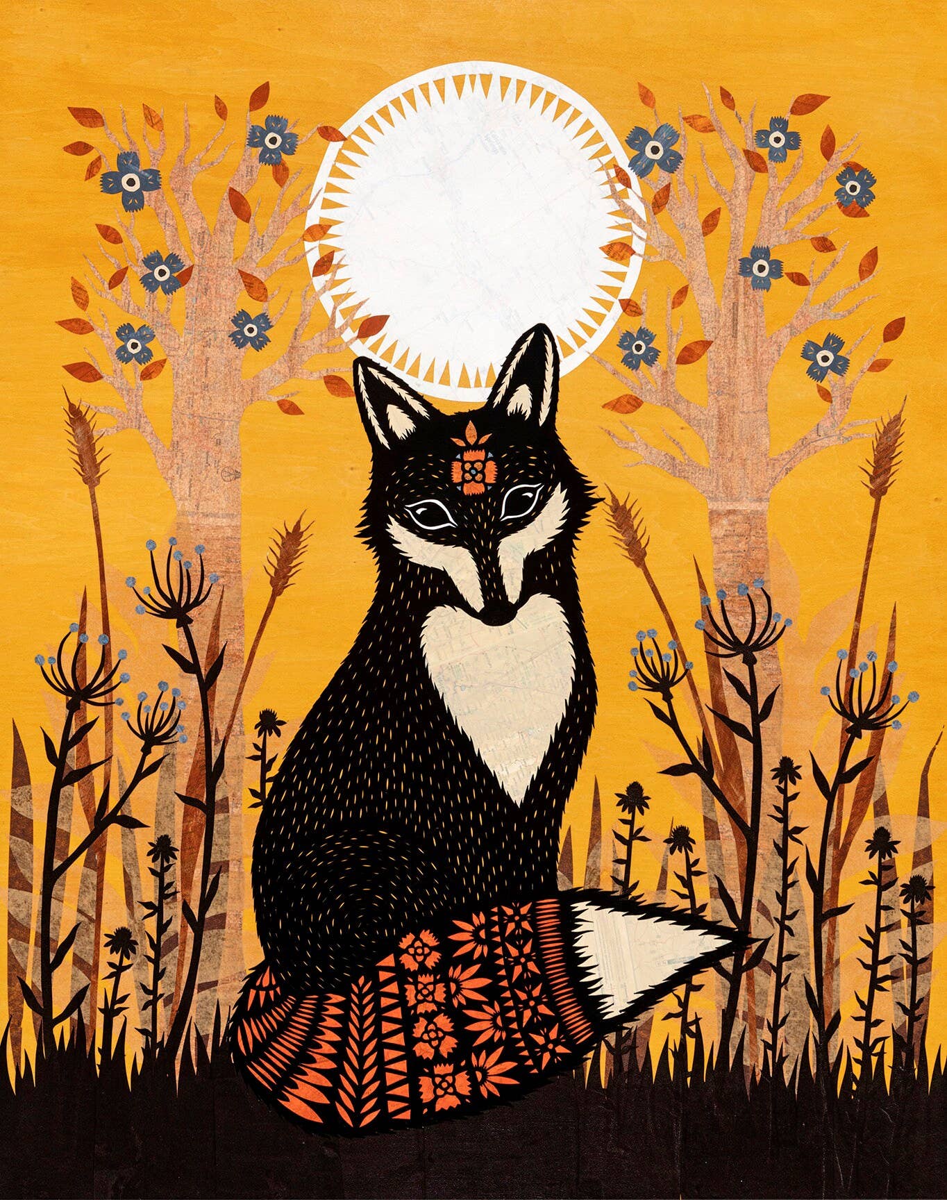 A Timeless State - 16 x 20 inch Cut Paper Art Print