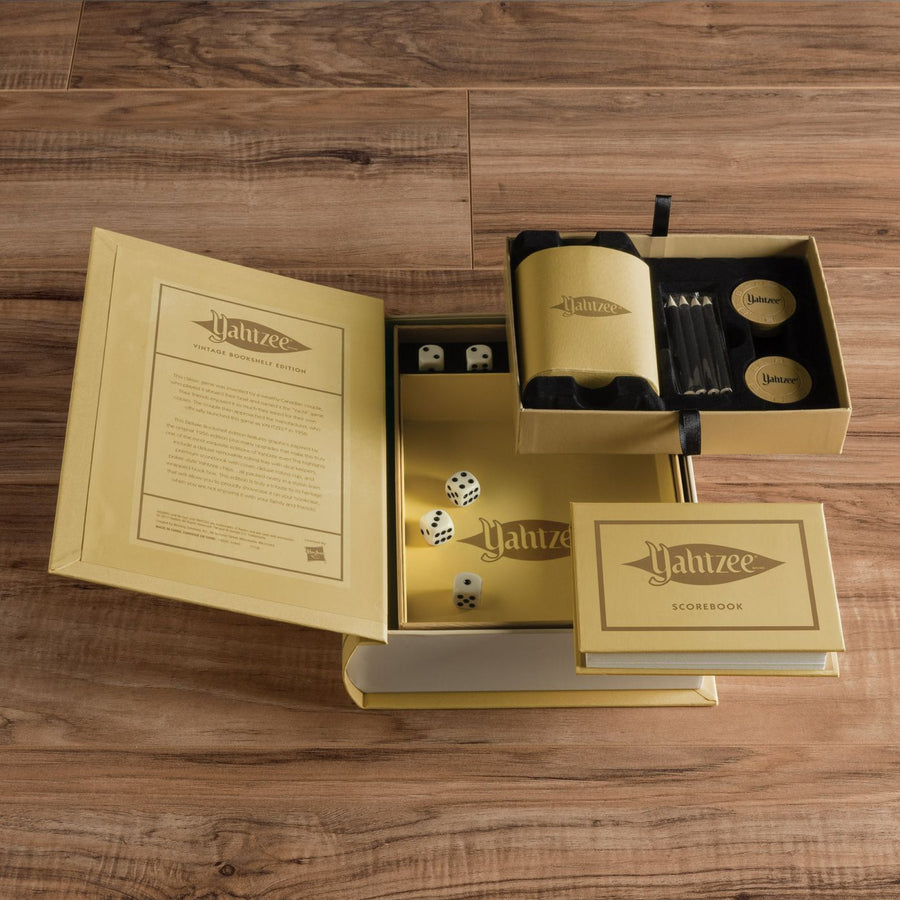 Yahtzee Vintage Bookshelf Edition Game