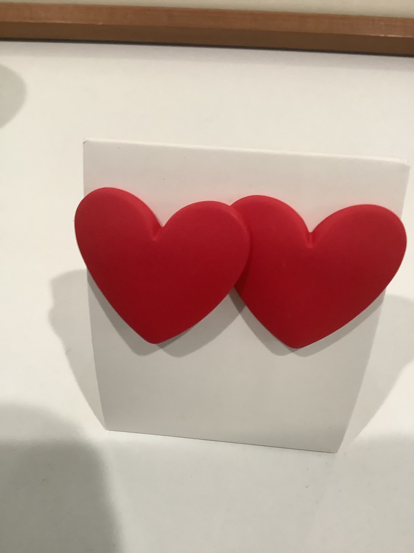 Colored Heart Earrings