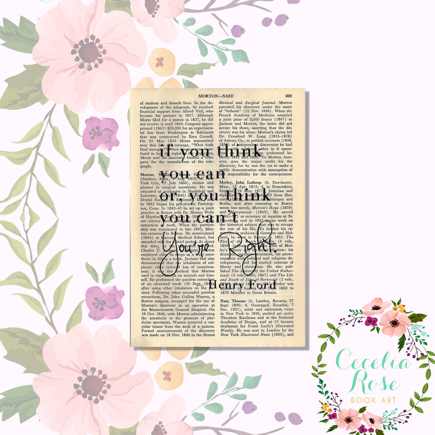 If You Think You Can Or You Think You Can't, You're Right