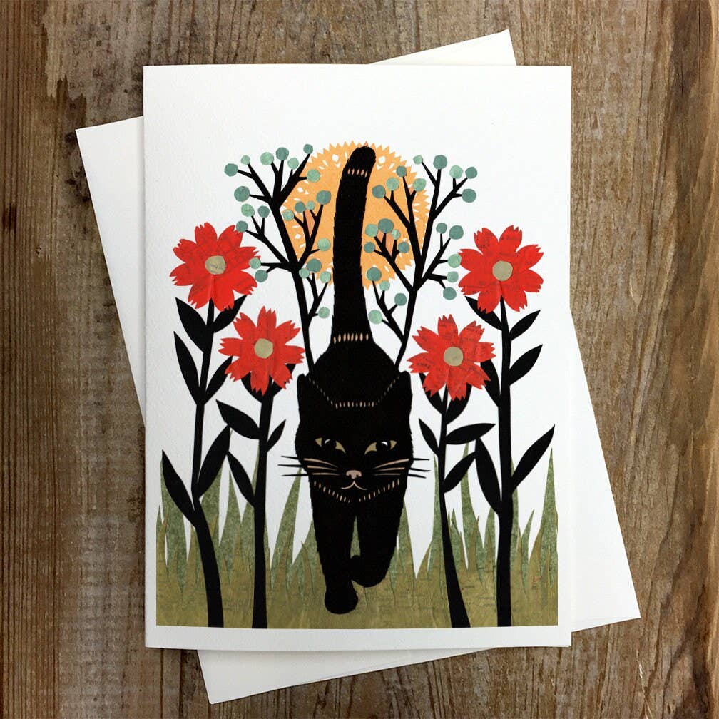 Miss Prissy Paws - Greeting Card