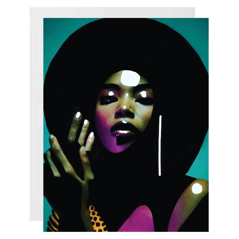 Fly Girl - Greeting Card